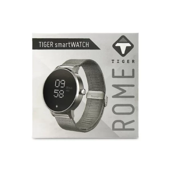 Smart sat Tiger Rome Silver je dokaz kako se savremena tehnologija savršeno uklapa sa elegantnim dizajnom.