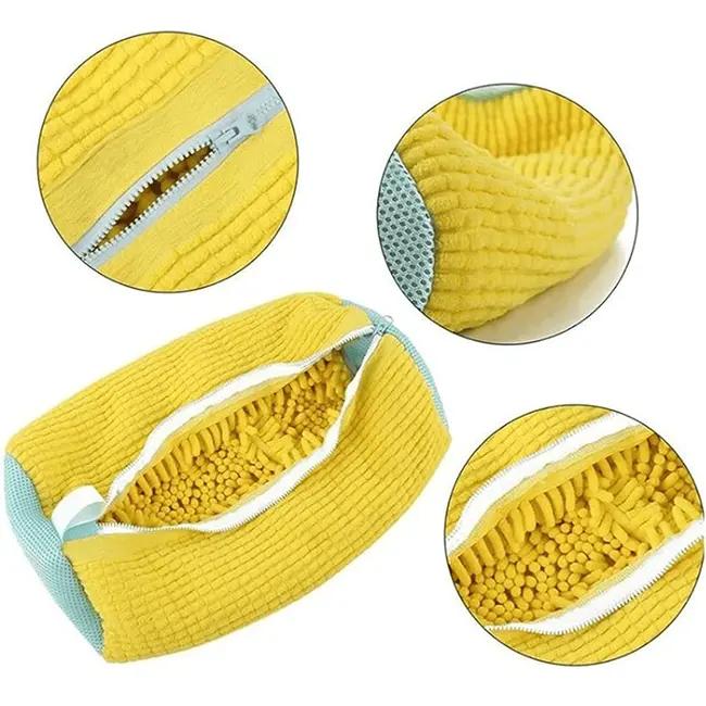 Ova specijalna torba za pranje sa hiljadama mekanih vlakana temeljno čisti obuću u mašini, štiteći je od grebanja, deformacija i oštećenja bubnja.